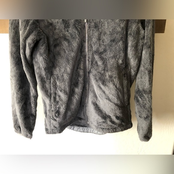 The North Face|Mid grey Osito Jacket,fuzzy Teddy style in charcoal,small logo••• - Picture 5 of 14